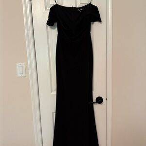 Elegant Black Off-Shoulder Dress